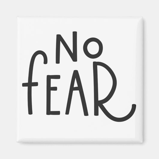 geen angst magneet (Voorkant)