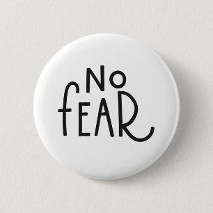 geen angst ronde button 5,7 cm