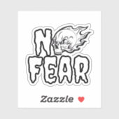 Geen angst sticker (Vel)