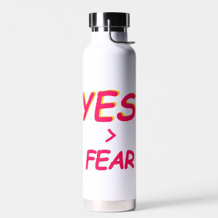 Geen angst voor een fles water
