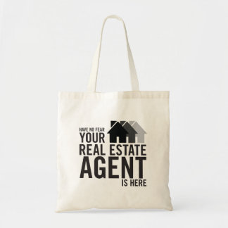 Geen angst voor Slogan voor Estate Agent Tote Bag