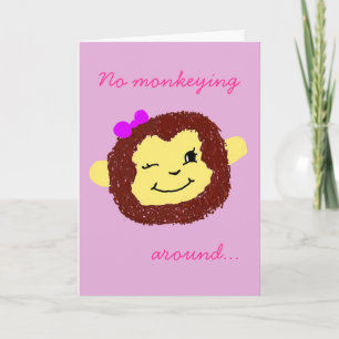 Geen apen rond aap worden snel beter Kaart