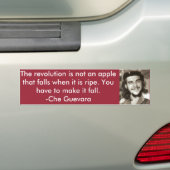 "Geen Apple" Che Quote Bumpersticker (Op auto)