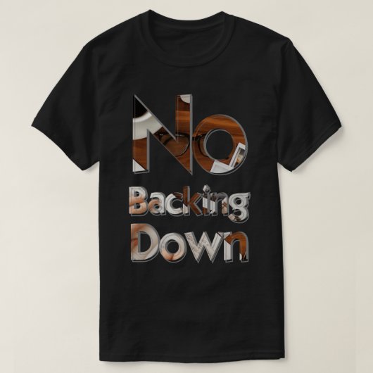 Geen back-up t-shirt (Design voorkant)