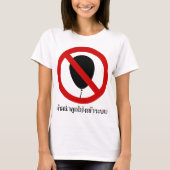 GEEN ballon ⚠ Thai BTS Skytrain Sign ⚠ T-shirt (Voorkant)