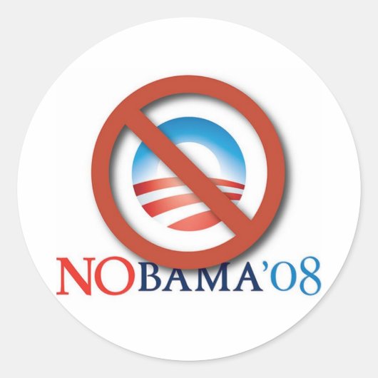 Geen Bama 08 Sticker (Voorkant)