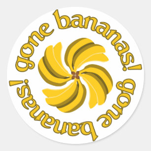 Geen bananen! stickers