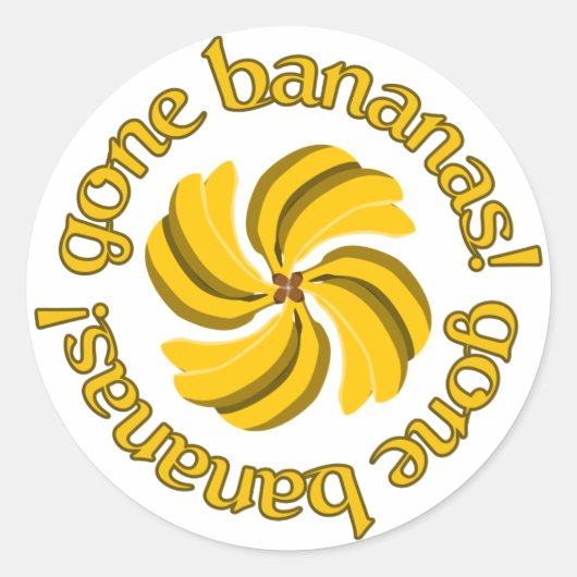 Geen bananen! stickers (Voorkant)