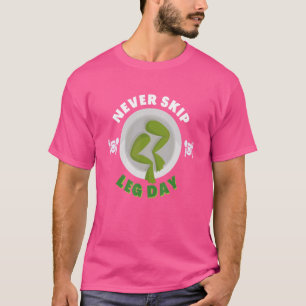 Geen been-benen-pleisterpoten overslaan Kikker gig T-shirt