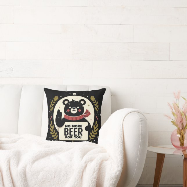 Geen Beer voor kerst Kussen (Bank)