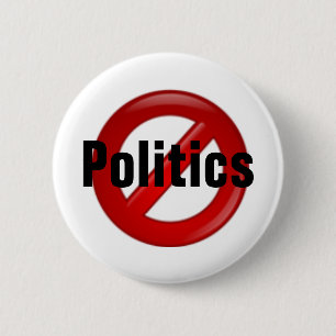 Geen beleid ronde button 5,7 cm