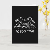 Geen berg is te hoog kaart (Gele Bloem)