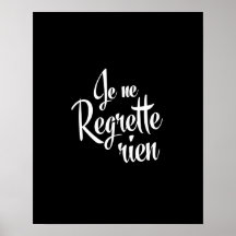 Geen betreurt Je ne Regrette Rien