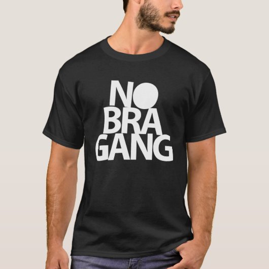 Geen bh-bende t-shirt (Voorkant)