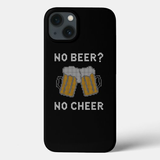 Geen bier nr. Cpure Ugly Sweater Case-Mate iPhone Case (Achterkant)