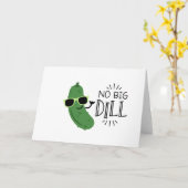 Geen Big Dill Kaart (Gele Bloem)