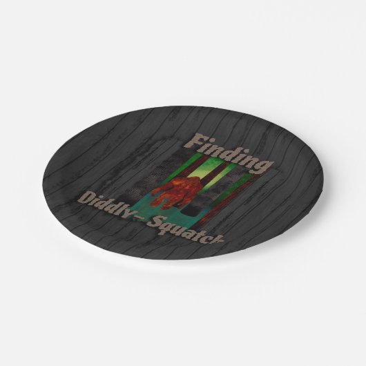 geen bigfoot papieren bordje (Gekanteld)