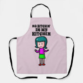 GEEN BITCHIN IN MIJN KITCHEN WIFE OF MOM SCHORTEN (Voorkant)