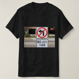 Geen bochten links t-shirt