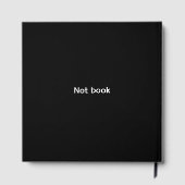 geen boek 12" x 12" (Achterkant)