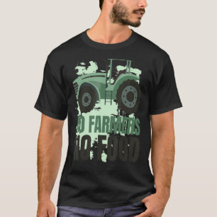 Geen boer geen voedsel schaap Funny Farmer Shirt v