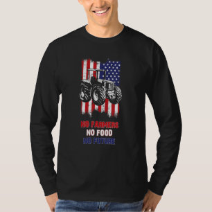 Geen boeren, geen voedsel, geen toekomst, voor gep t-shirt