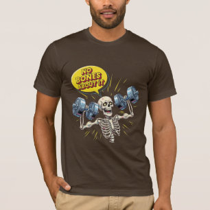 Geen Bones About It - Grappig Gym Skelet T-shirt