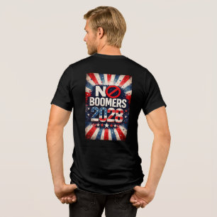 Geen Boomers 2028 - Mannen Tri-Blend Shirt