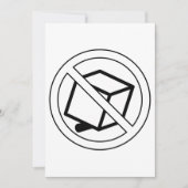 Geen bootsymbolen kaart (Voorkant)