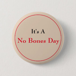 Geen Botten Ronde Button 5,7 Cm