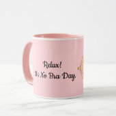 Geen Bra Day Coffee-Mok Mok (Voorkant links)