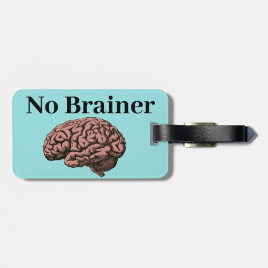 Geen Brainer Bagagelabel (Achterkant horizontaal)