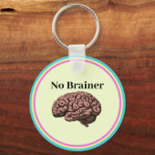 Geen Brainer Sleutelhanger (Voorkant)