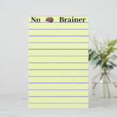 Geen brainer Stationery Briefpapier (Staand voorkant)