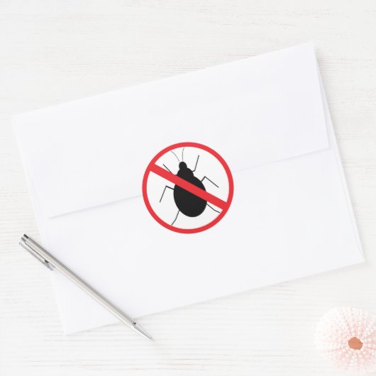 Geen bug Sticker (Envelop)