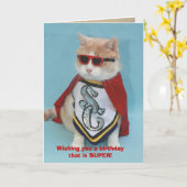 Geen Bull Birthday Kaart (Gele Bloem)