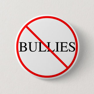 Geen Bullies Ronde Button 5,7 Cm