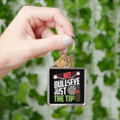 Geen Bullseye Alleen de Tip - Funny Dart Premium Sleutelhanger (Hand)