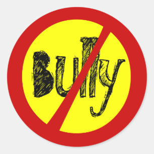 Geen Bully Anti Bully Bullying School Sticker