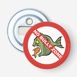 Geen Bully Zone Button Flesopener