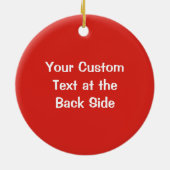 Geen Bully Zone Ceramic Ornament (Achterkant)