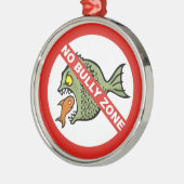 Geen Bully Zone Metalen Ornament (Links)