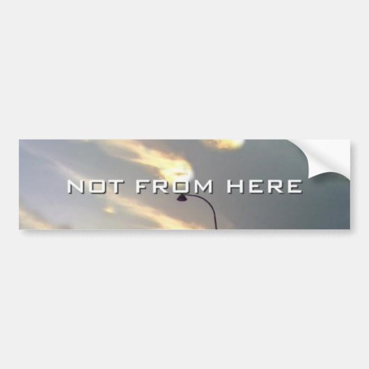 Geen bumpersticker (Voorkant)