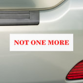Geen Bumpersticker meer (Op auto)