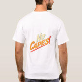 Geen capes! t-shirt (Achterkant)