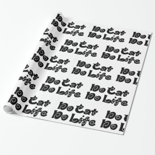 Geen Cat No Life Cadeaupapier