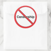 Geen Censorship Sticker (Tas)