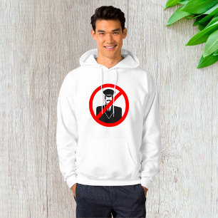 Geen Chauffeur Toegestaan Symbool Grappige Waarsch Hoodie