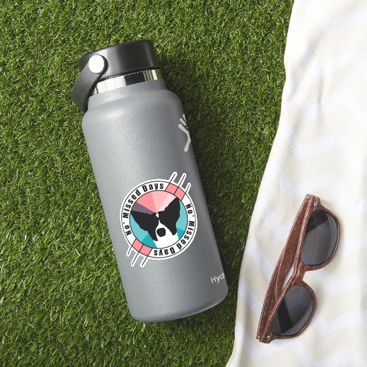Geen cirkelontwerp gemiste dagen sticker (HydroFlask Insitu)