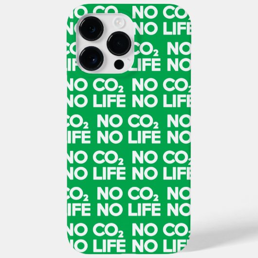 GEEN CO2 GEEN LEVEN Case-Mate iPhone CASE (Achterkant)